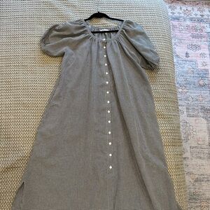 Carly Jean Los Angeles Black and White Maxi Dress